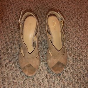 MICHAEL KORS Becky Cross Front Heel Sandals size 7